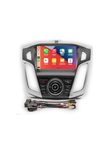 Ford Focus 3-4 Gri 2012-2018 6gb Ram 128GB Hafıza 8 Çekirdek Carplay Kamera Android Multimedya fiyatları