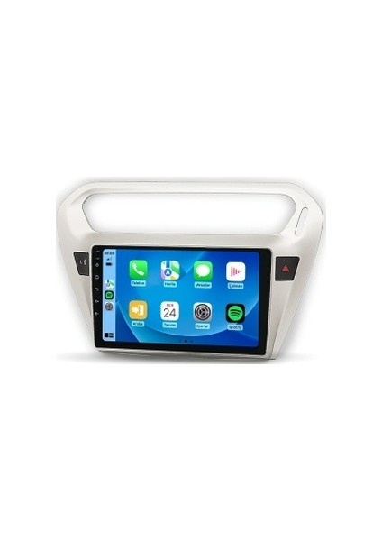 Peugeot 301 Gri 2012-2022 6gb Ram 64GB Hafıza 8 Çekirdek Carplay Kamera Android Multimedya