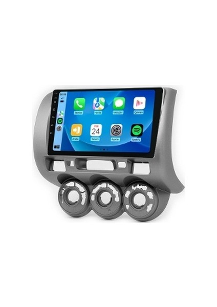 Honda Jazz 2002-2008 Manuel Klima 8gb Ram 128GB Hafıza 8 Çekirdek Carplay Kamera Android Multimedya modelleri