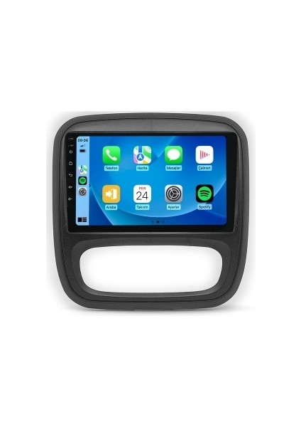 Renault Trafic 2015-2021 6gb Ram 64GB Hafıza 8 Çekirdek Carplay Kamera Android Multimedya