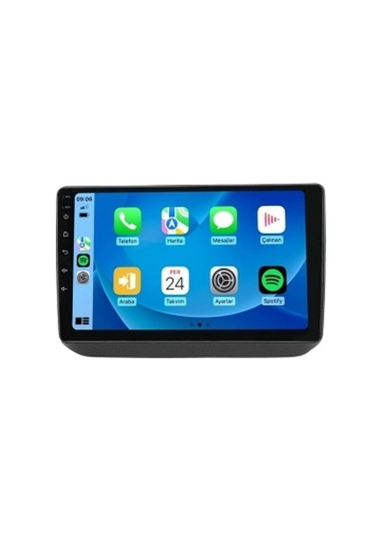 Skoda Fabia 2008-2014 8gb Ram 128GB Hafıza 8 Çekirdek Carplay Kamera Android Multimedya