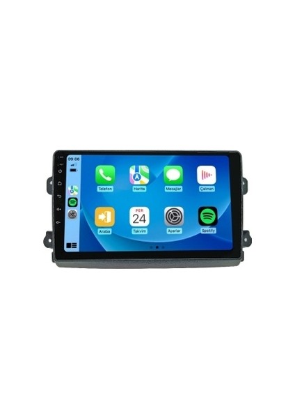 Fiat Ducato 2022-2024 6gb Ram 128GB Hafıza 8 Çekirdek Carplay Kamera Android Multimedya