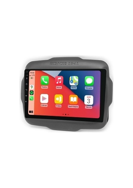 Jeep Renegade 2016-2021 4gb Ram 32GB Hafıza 4 Çekirdek Carplay Kamera Android Multimedya fiyatları