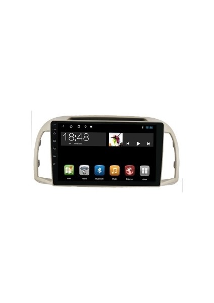 Nissan Micra 2002-2010 4gb Ram 64GB Hafıza 8 Çekirdek Carplay Kamera Android Multimedya modelleri