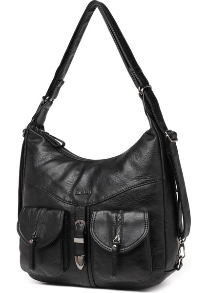 Yıkama Deri Hem Sırt Hem Omuz Kadın Çantası 21-K Barcelona 1936 fiyatları