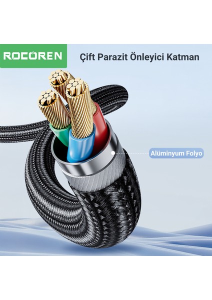 3.5mm Aux Jack To Rca Hi-Fi Ses Kablosu 1 Metre