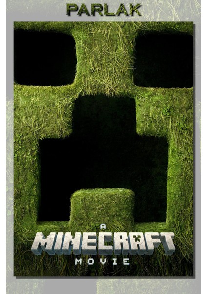 Bir Minecraft Filmi Çerçevesiz Tablo,poster - Duvar Kağıdı Yüksek Kaliteli Baskı