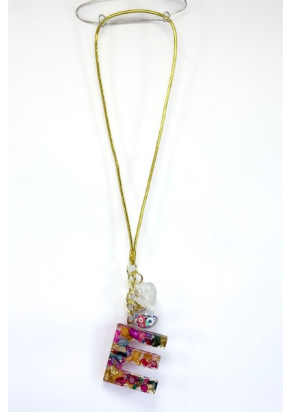 Renkli Epoksi E Harfi Araba Dikiz Ayna Süsü, Hediyelik Araba Süsü modelleri