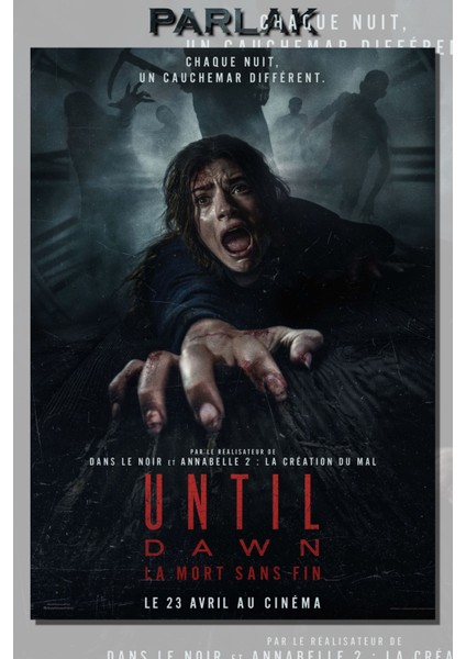 Until Dawn Çerçevesiz Korku Film Tablo,poster - Duvar Kağıdı Yüksek Kaliteli Baskı
