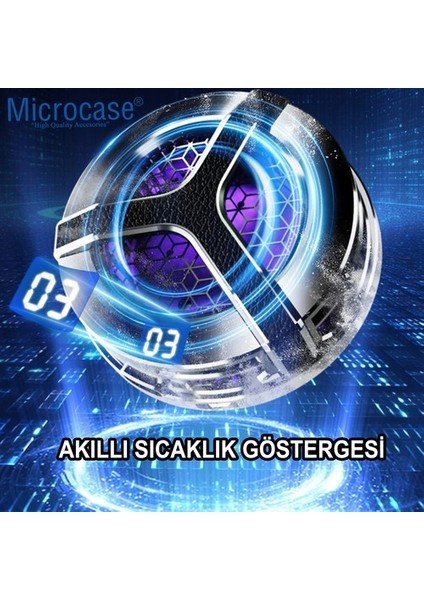 S9 Usb'den Manyetik Sıcaklık Göstergeli Rgb Işıklı Hızlı Soğutma Cep Telefonu Soğutucu Fan indirimleri