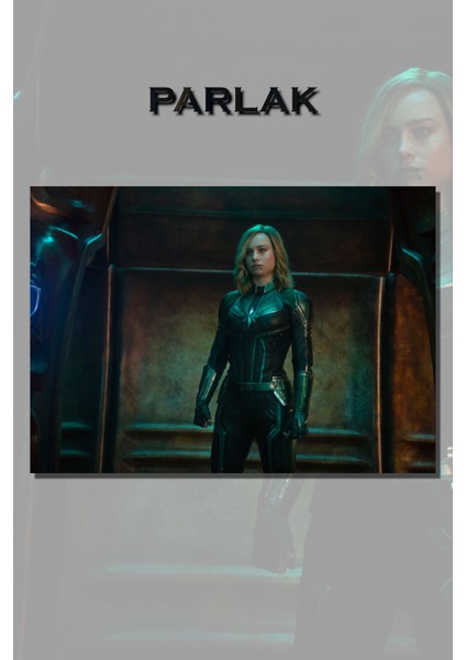 Kaptan Marvel Çerçevesiz Film Tablo,poster - Duvar Kağıdı Yüksek Kaliteli Baskı