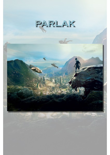 Black Panter-Panter Çerçevesiz Film Tablo,poster - Duvar Kağıdı Yüksek Kaliteli Baskı