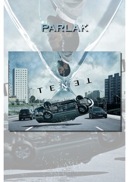 Tenet Çerçevesiz Film Tablo,poster - Duvar Kağıdı Yüksek Kaliteli Baskı