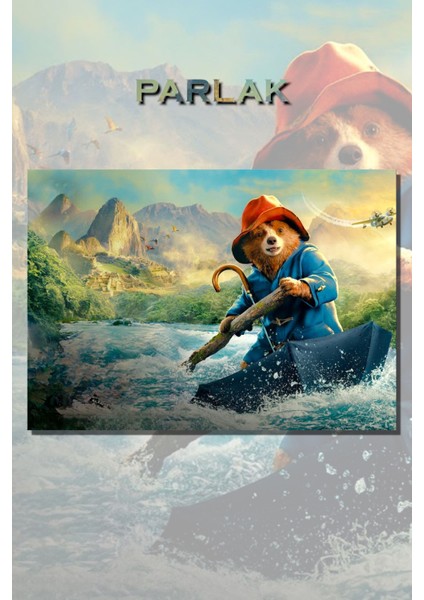 Ayı Peddington Çerçevesiz Film Tablo,poster - Duvar Kağıdı Yüksek Kaliteli Baskı