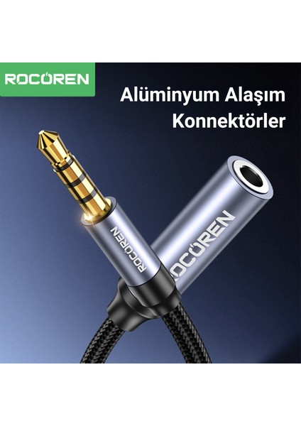 3.5mm Hi-Fi Trrs Jack Aux Ses Uzatma Kablosu 1 Metre indirimleri