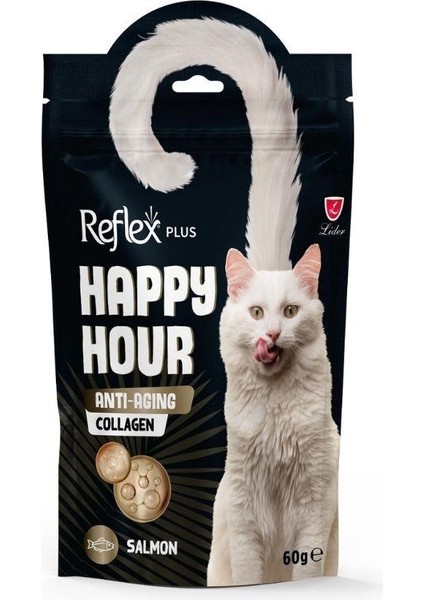 Happy Hour Anti-Aging Collagen Yetişkin Kediler Için Ödül Maması 60 gr