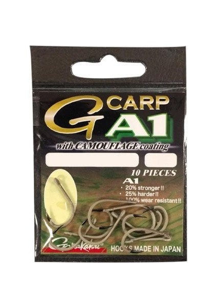 A1G-CARP Camosand Super No:2 Kamuflajlı Sazan Olta Iğnesi 10ADET