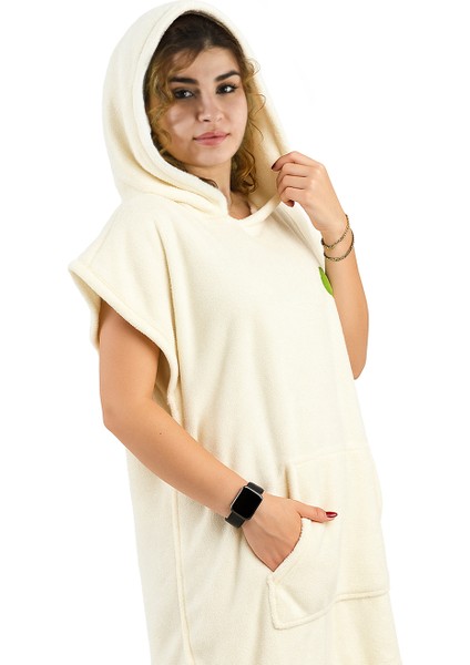 Peluşçu Dayı Giyilebilir Havlu Welsoft Panço – Deniz, Havuz ve Kamp Için