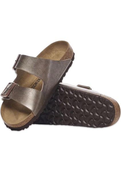 Arizona Bf Çift Toka Bronz Kadın Terlik indirimleri