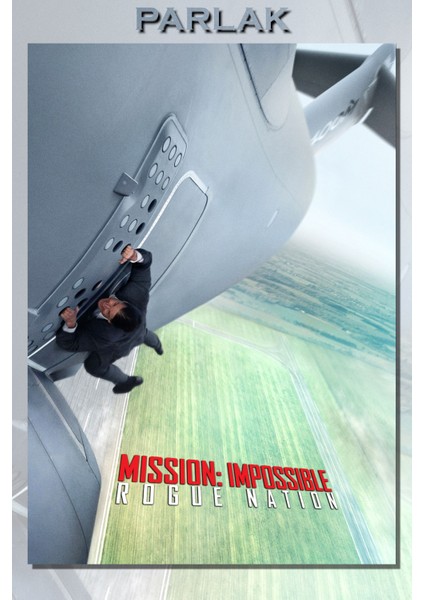 Görevimiz Tehlike, Mission Imposible Çerçevesiz Film Tablo,poster - Duvar Kağıdı Yüksek Kaliteli Baskı