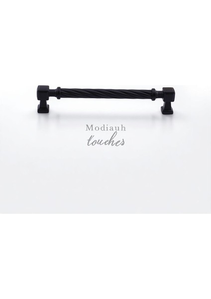 Burma Mat Siyah Metal Kulp 192 mm 19.2 cm Mobilya Çekmece Mutfak Dolabı Dolap Modern Kapak Kulpları fırsatları