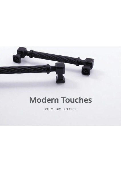 Burma Mat Siyah Metal Kulp 192 mm 19.2 cm Mobilya Çekmece Mutfak Dolabı Dolap Modern Kapak Kulpları indirimleri