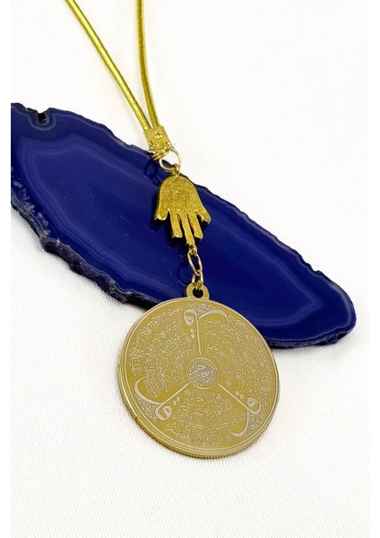 Zirkon Taşlı Hamse Eli Çelik Ayetel Kürsi Felak Nas Ihlas Araba Dikiz Ayna Süsü fiyatları