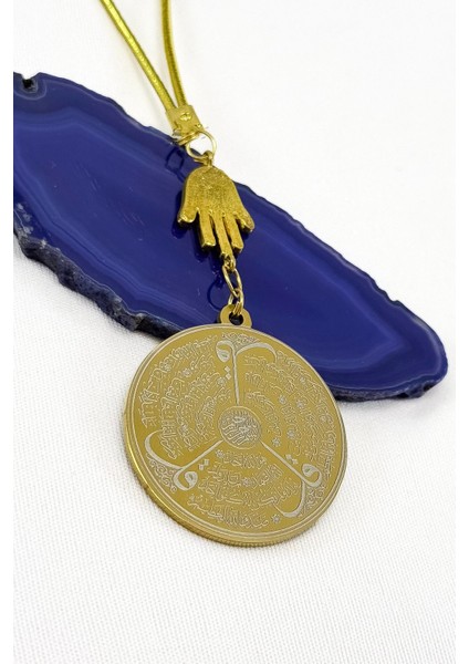 Zirkon Taşlı Hamse Eli Çelik Ayetel Kürsi Felak Nas Ihlas Araba Dikiz Ayna Süsü indirimleri