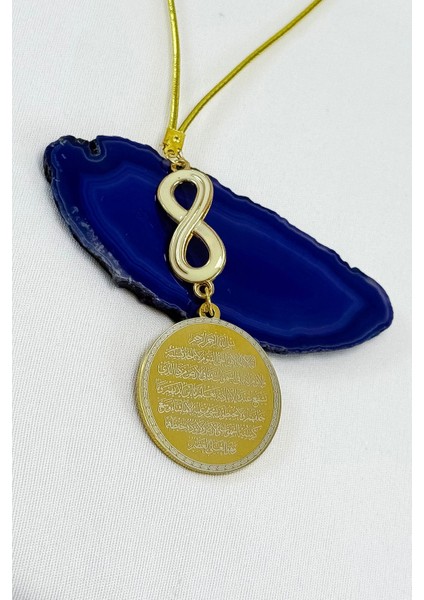 Beyaz Mineli Sonsuzluk Çelik Ayetel Kürsi Nazar Ayeti Araba Dikiz Ayna Süsü modelleri