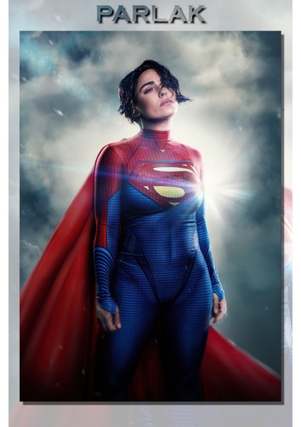 Supergirl Çerçevesiz Film, Dizi Tablo , Poster - Duvar Kağıdı Yüksek Kaliteli Baskı