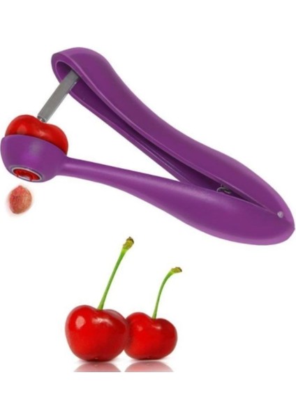 Pratik Kolay Zeytin ve Vişne Çekirdeği Çıkarma Aleti Aparatı (4172)