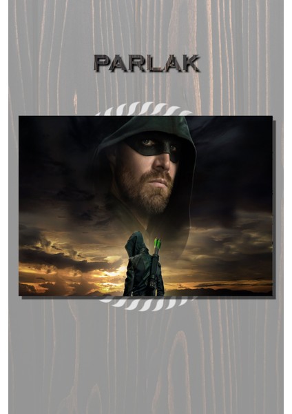 Arrow Çerçevesiz Dizi Tablo Poster - Duvar Kağıdı Yüksek Kaliteli Baskı