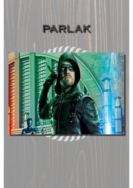 Arrow Çerçevesiz Dizi Tablo Poster - Duvar Kağıdı Yüksek Kaliteli Baskı