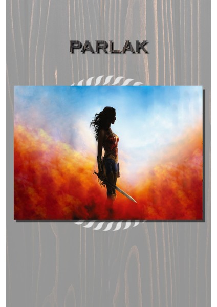 Wonder Woman Çerçevesiz Film Tablo , Poster - Duvar Kağıdı Yüksek Kaliteli Baskı