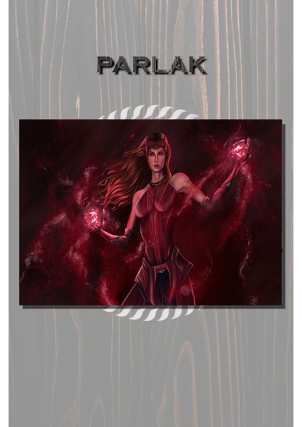 Scarlet Witch Çerçevesiz Film Tablo , Poster - Duvar Kağıdı Yüksek Kaliteli Baskı