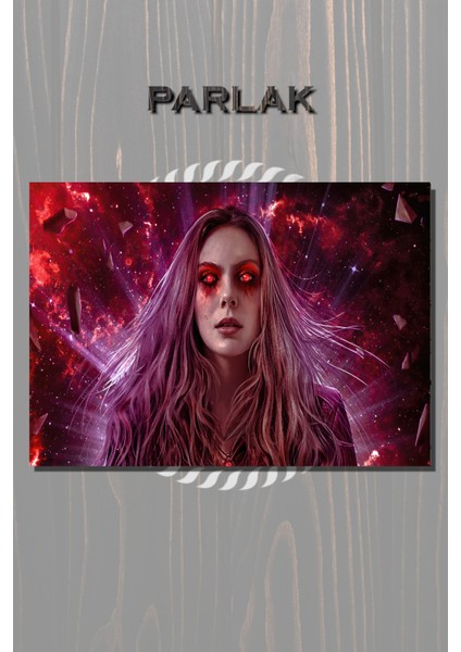 Scarlet Witch Çerçevesiz Film Tablo , Poster - Duvar Kağıdı Yüksek Kaliteli Baskı