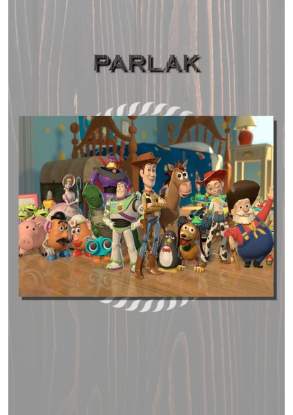 Toy Story, Oyuncak Hikayesi Çerçevesiz Film Tablo , Poster - Duvar Kağıdı Yüksek Kaliteli Baskı