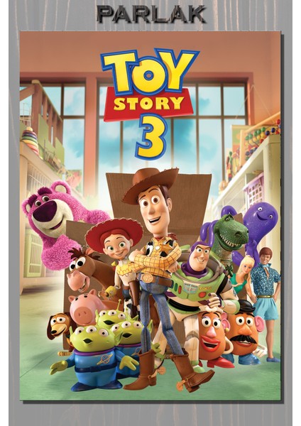 Toy Story, Oyuncak Hikayesi Çerçevesiz Film Tablo , Poster - Duvar Kağıdı Yüksek Kaliteli Baskı