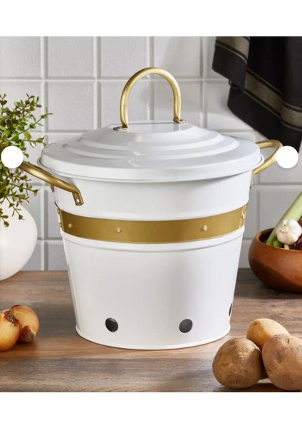 Galvin Patates Soğan Kovası Beyaz GLN0044