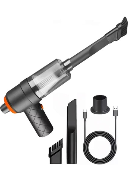 Portatif 6000R Vakumlu Mini Araç Süpürgesi, Güçlü ve Pratik Temizlik Aracı