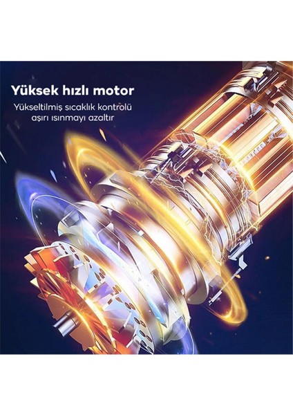 Portatif 6000R Vakumlu Mini Araç Süpürgesi, Güçlü ve Pratik Temizlik Aracı
