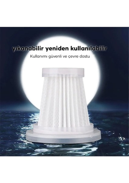 Portatif 6000R Vakumlu Mini Araç Süpürgesi, Güçlü ve Pratik Temizlik Aracı