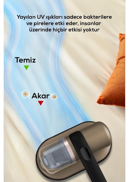 Uv Işık Teknolojili Güçlü Motorlu Akar Temizleme Cihazı - %99,9 Akar Giderme Özellikli modelleri