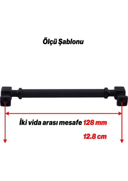 Grip Desenli Mat Siyah Metal Kulp 128 mm Mobilya Çekmece Mutfak Dolabı Dolap Modern Kapak Kulpları fiyatları