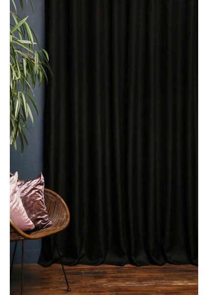 Siyah Termal Işık Geçirmez Güneşlik (Blackout) Karartma Perde