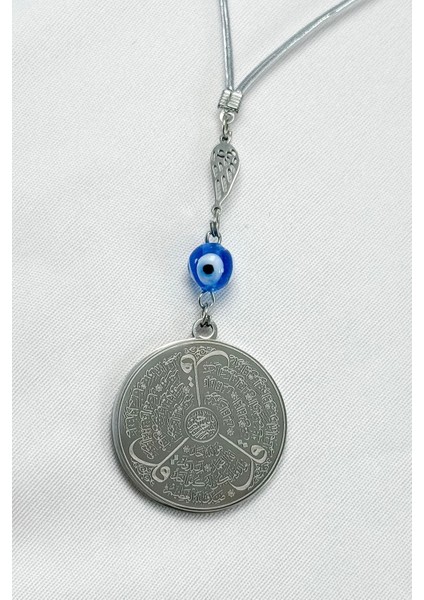 Küçük Melek Kanadı Komple Çelik Çift Taraflı Ayetel Kürsi Felak Nas Ihlas Araba Dikiz Ayna Süsü modelleri