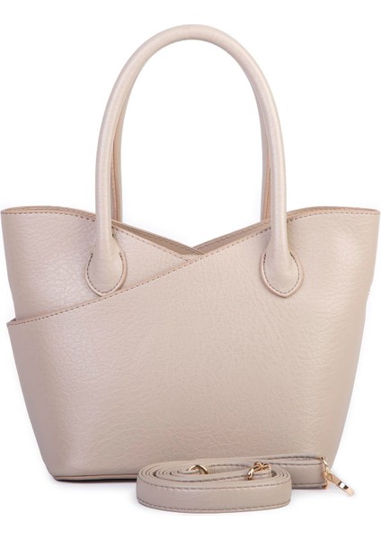 Kadın El ve Omuz Çantası Premium Seri Kum Victoria fiyatları