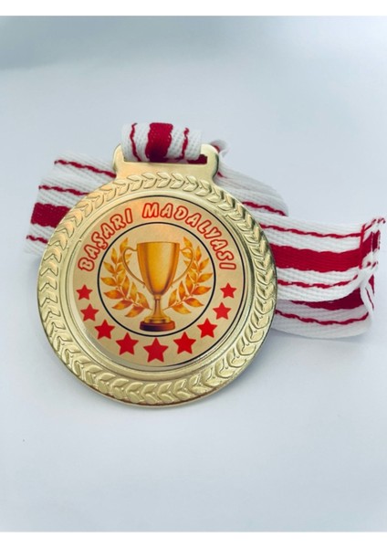 3 Adet Başarı Madalyası - Dijital Baskılı 1 Adet