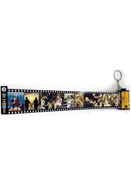 Sevgiliye Özel Dxn 10 Fotoğraflı Anahtarlık, Foto Film Anahtarlık, Foto Rulo Anahtarlık 1 Adet modelleri