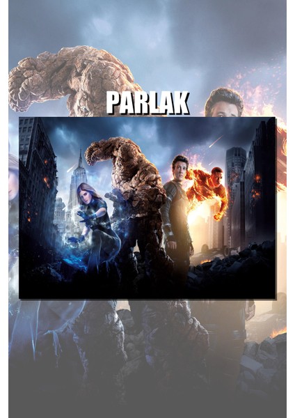 Fantastik Dörtlü Çerçevesiz Film Poster - Duvar Kağıdı Yüksek Kaliteli Baskı